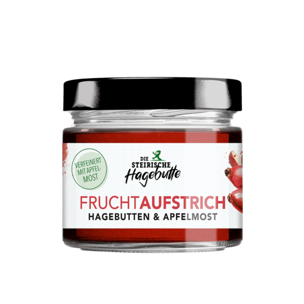 sthagebutte_aufstrich_apfelmost Fruchtaufstrich mit Hagebutte & Apfelmost