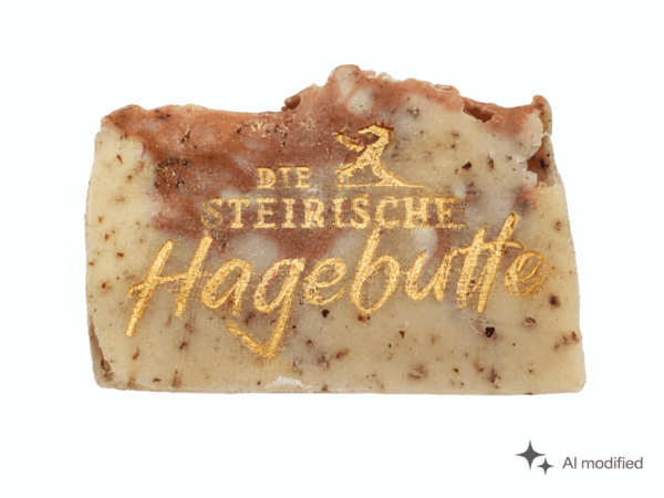 Rosenseife mit Hagebutten Peelingkernen – Bild 2